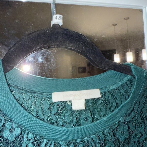 Jonathan Simkhai Lace Blouse Size Small Color Green - Picture 3 of 5